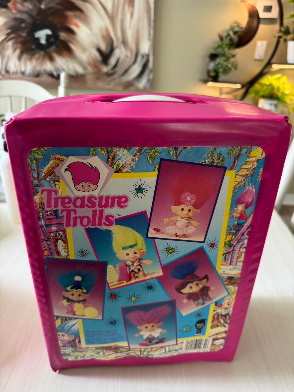 Lot of Trolls with Case Pink Carry Case Playset - Kids Toys